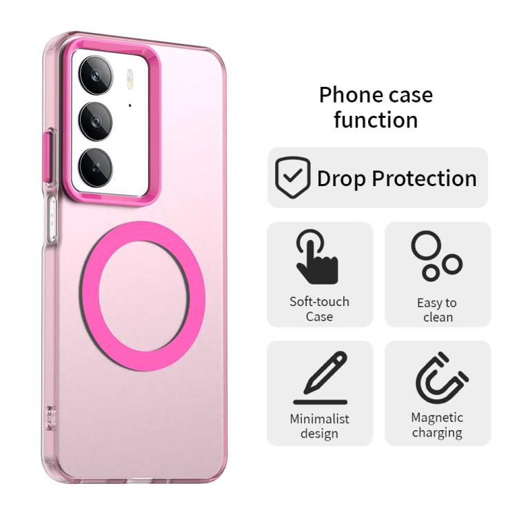 For Realme C75 Candy Magsafe PC Hybrid TPU Phone Case