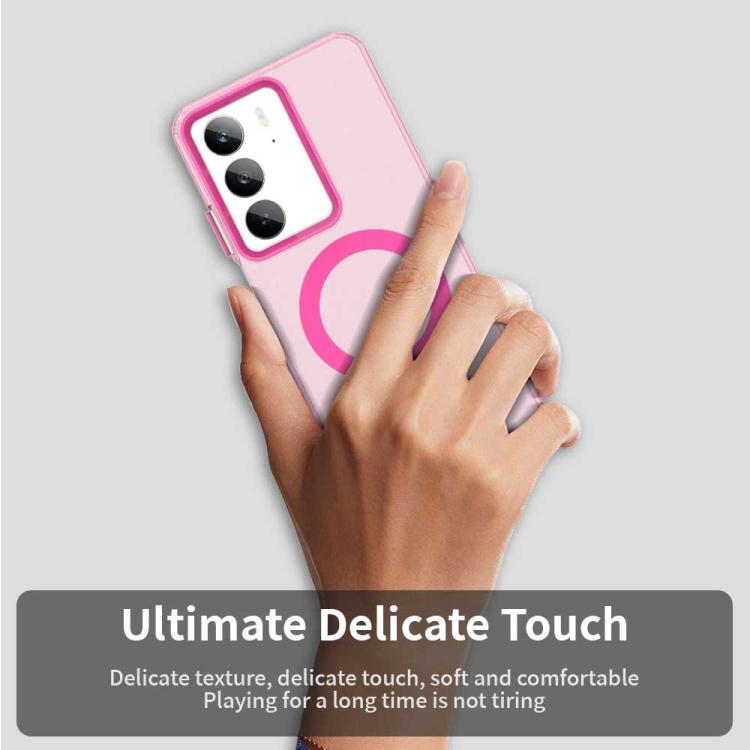For Realme C75 Candy Magsafe PC Hybrid TPU Phone Case