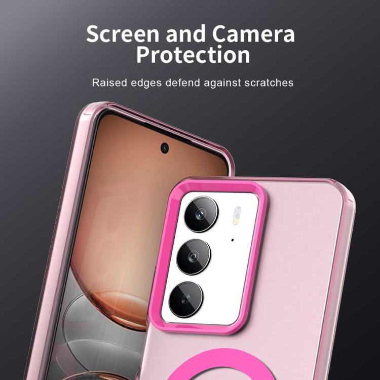 For Realme C75 Candy Magsafe PC Hybrid TPU Phone Case