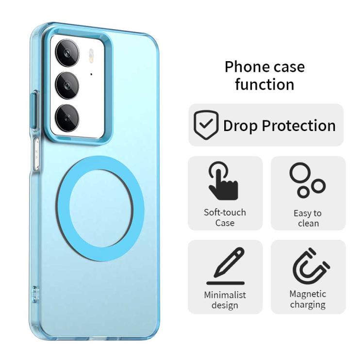 For Realme C75 Candy Magsafe PC Hybrid TPU Phone Case
