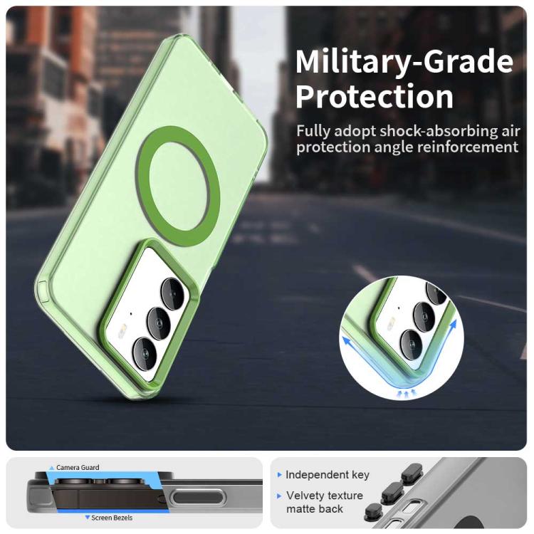 For Realme C75 Candy Magsafe PC Hybrid TPU Phone Case