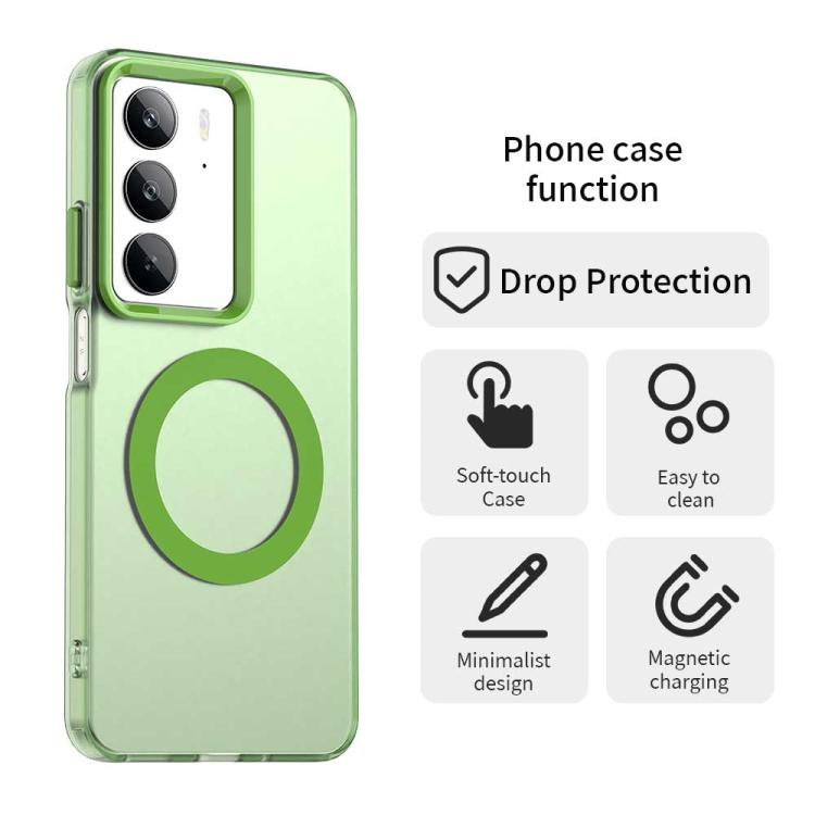 For Realme C75 Candy Magsafe PC Hybrid TPU Phone Case