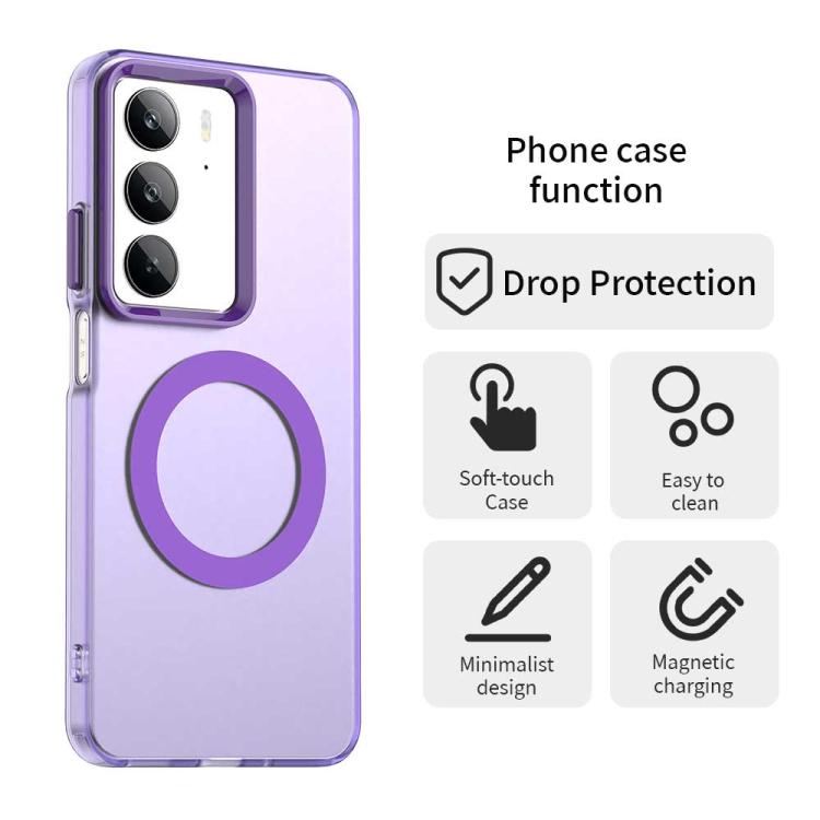 For Realme C75 Candy Magsafe PC Hybrid TPU Phone Case