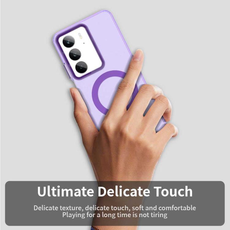 For Realme C75 Candy Magsafe PC Hybrid TPU Phone Case
