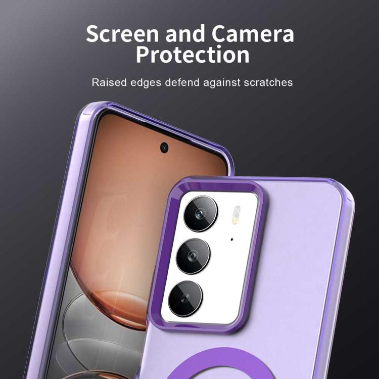 For Realme C75 Candy Magsafe PC Hybrid TPU Phone Case