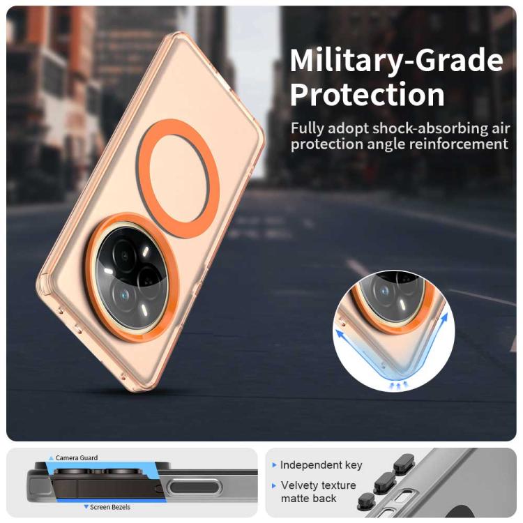 For Realme 14 Pro 5G Candy Magsafe PC Hybrid TPU Phone Case