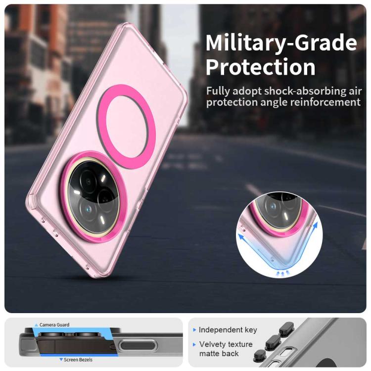 For Realme 14 Pro 5G Candy Magsafe PC Hybrid TPU Phone Case