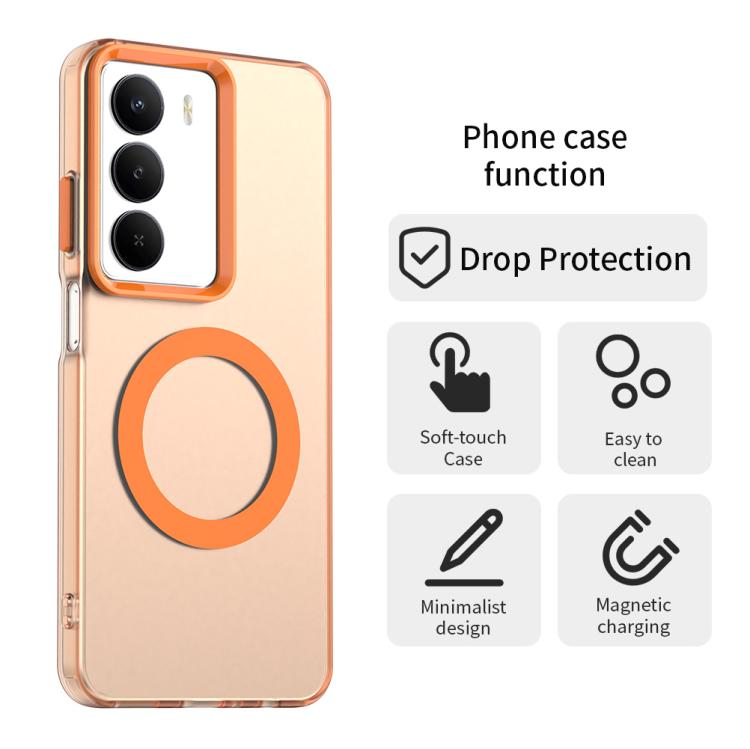 For Realme V70 Candy Magsafe PC Hybrid TPU Phone Case