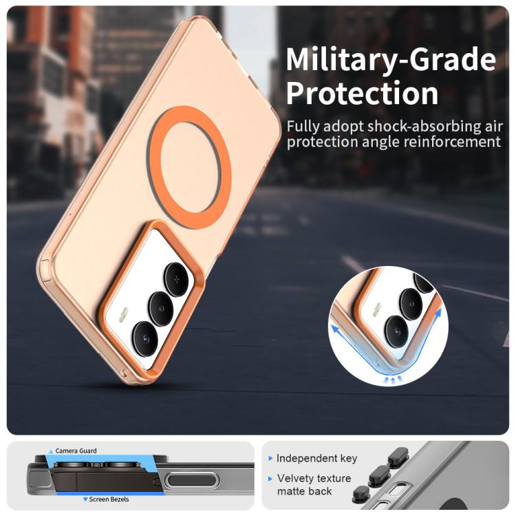 For Realme V70 Candy Magsafe PC Hybrid TPU Phone Case