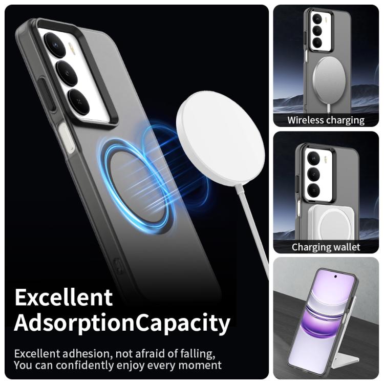 For Realme V70 Candy Magsafe PC Hybrid TPU Phone Case