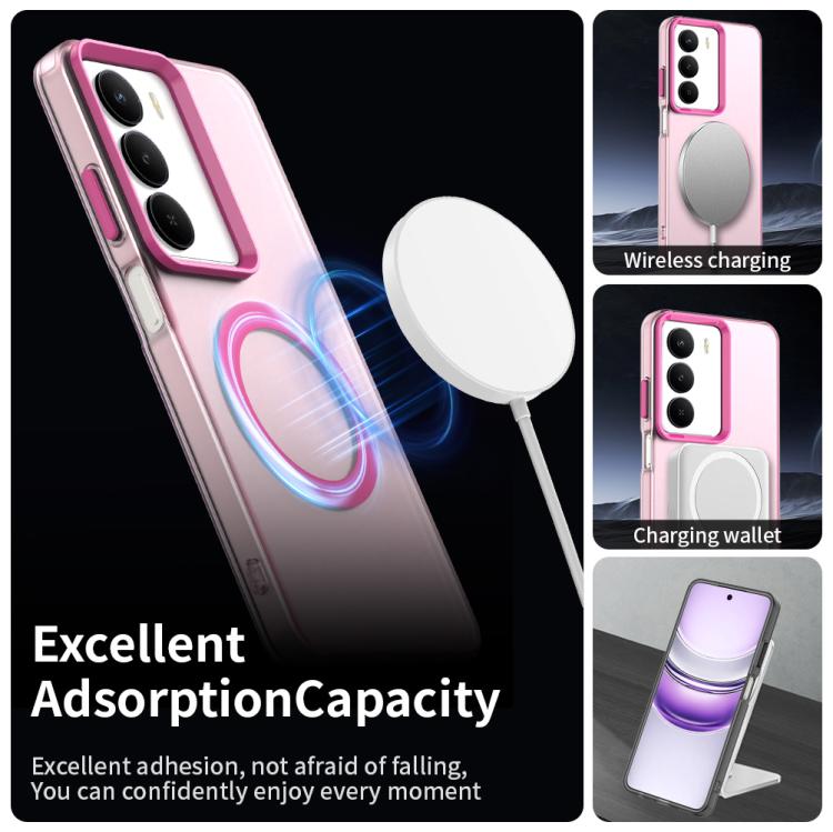 For Realme V70 Candy Magsafe PC Hybrid TPU Phone Case