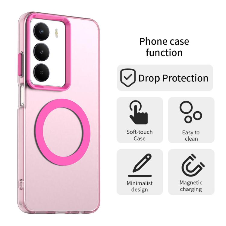For Realme V70 Candy Magsafe PC Hybrid TPU Phone Case