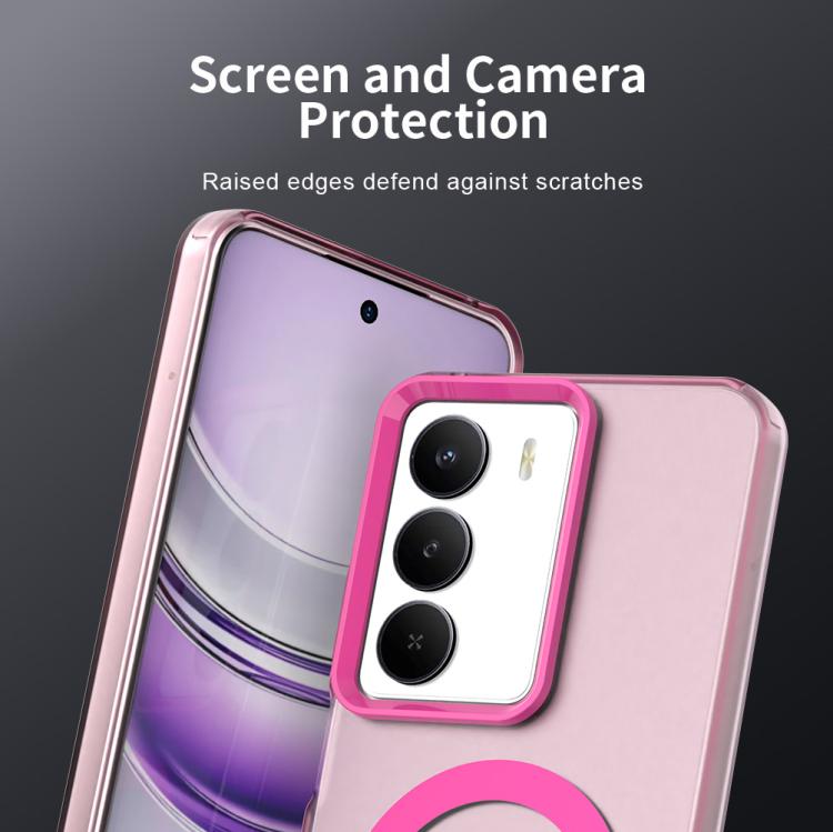 For Realme V70 Candy Magsafe PC Hybrid TPU Phone Case