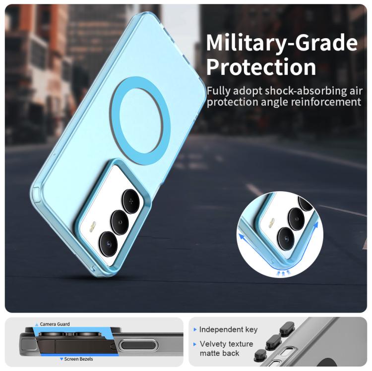 For Realme V70 Candy Magsafe PC Hybrid TPU Phone Case