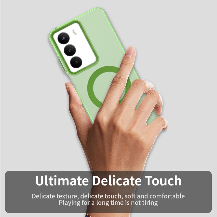 For Realme V70 Candy Magsafe PC Hybrid TPU Phone Case