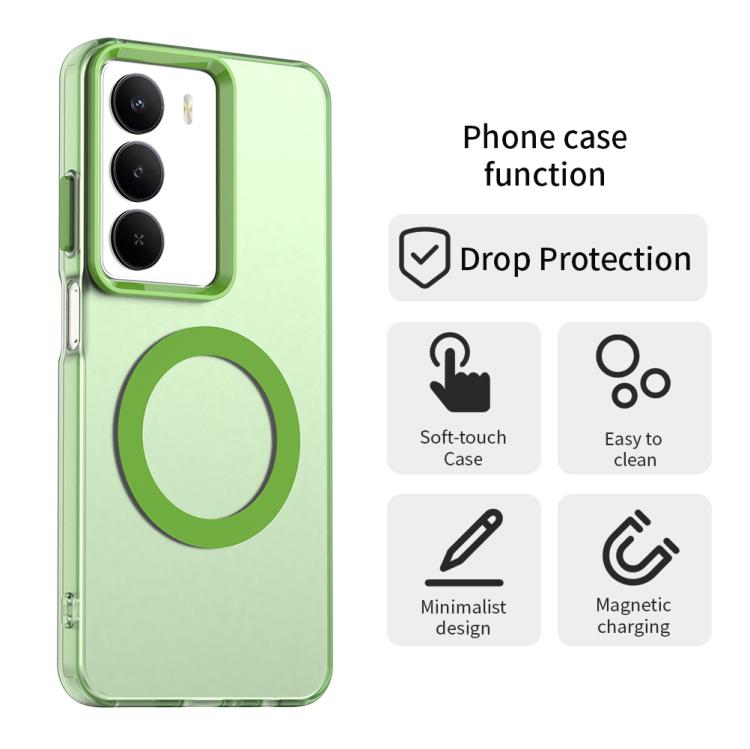 For Realme V70 Candy Magsafe PC Hybrid TPU Phone Case