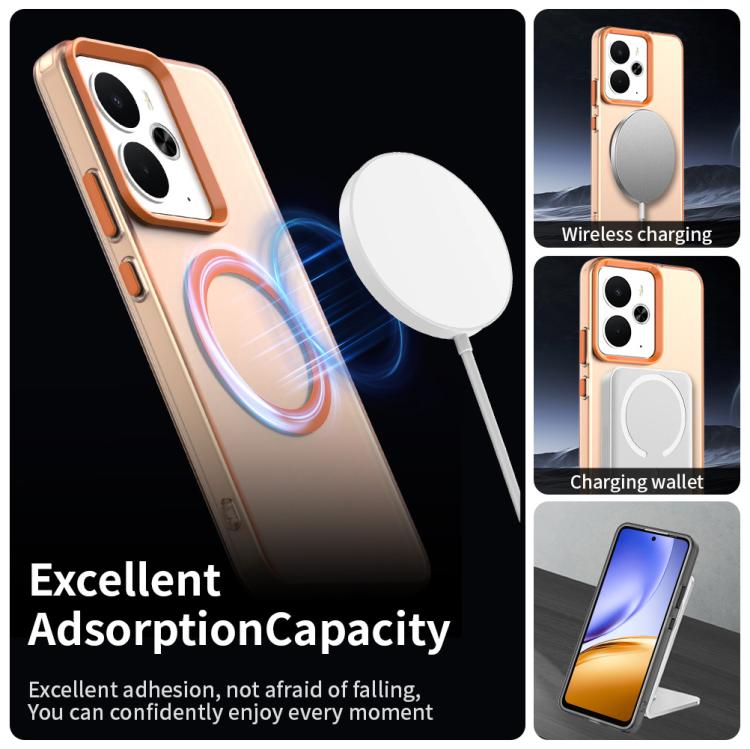 For Realme 14 5G Candy Magsafe PC Hybrid TPU Phone Case