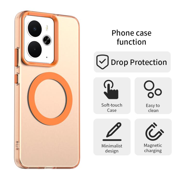 For Realme 14 5G Candy Magsafe PC Hybrid TPU Phone Case