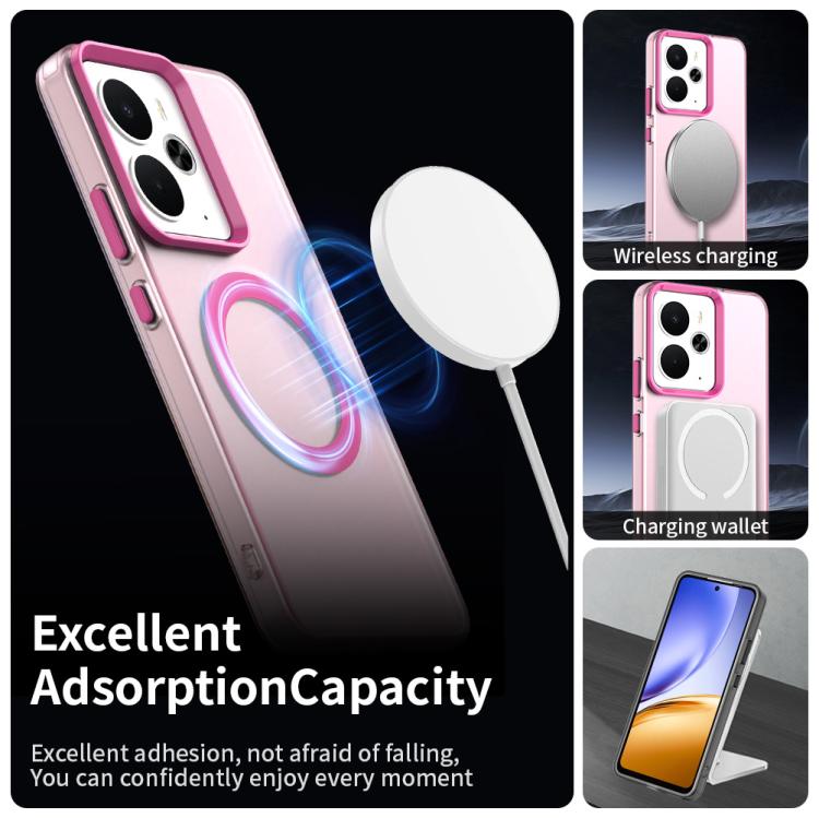For Realme 14 5G Candy Magsafe PC Hybrid TPU Phone Case
