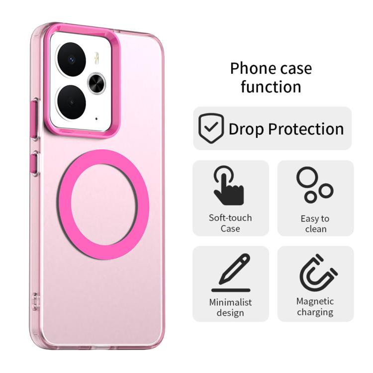 For Realme 14 5G Candy Magsafe PC Hybrid TPU Phone Case