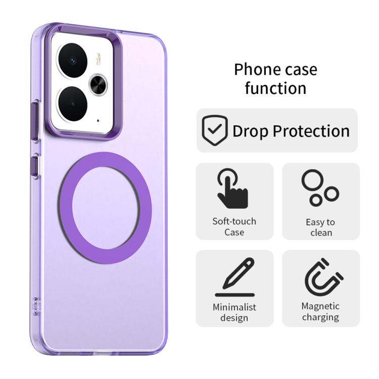 For Realme 14 5G Candy Magsafe PC Hybrid TPU Phone Case