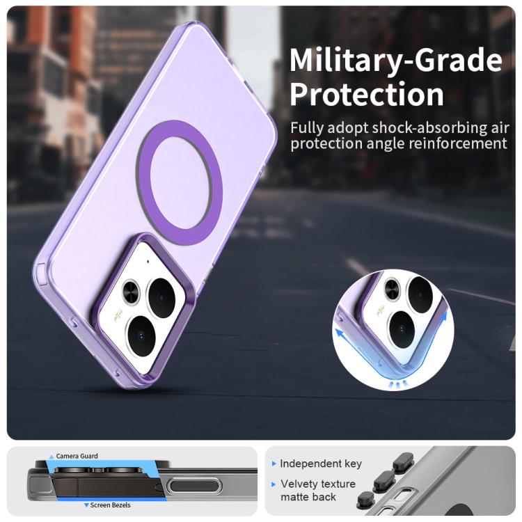 For Realme 14 5G Candy Magsafe PC Hybrid TPU Phone Case