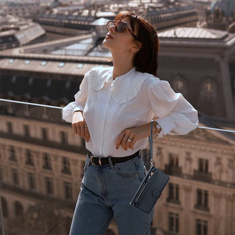 For OnePlus 10 Pro Multi-Card Slots Zipper Wallet Leather Phone Case