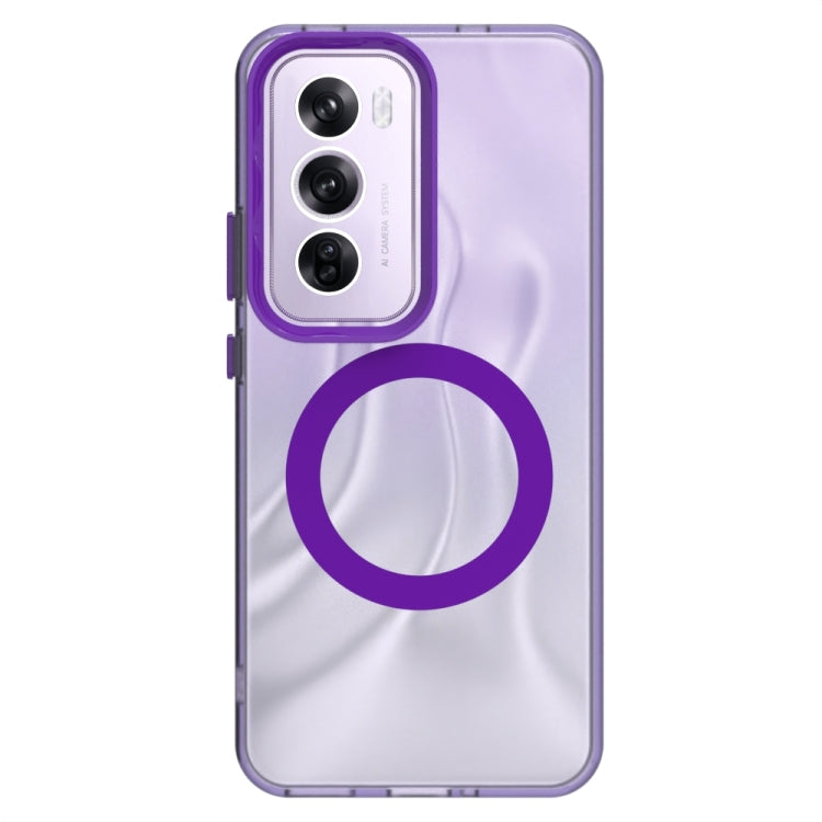 For OPPO Reno12 Pro Global Candy Magsafe PC Hybrid TPU Phone Case