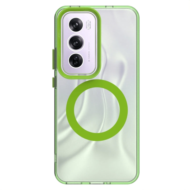 For OPPO Reno12 Global Candy Magsafe PC Hybrid TPU Phone Case