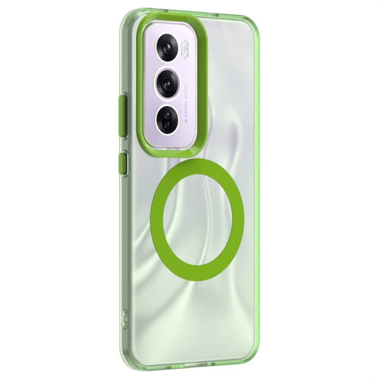 For OPPO Reno12 Global Candy Magsafe PC Hybrid TPU Phone Case