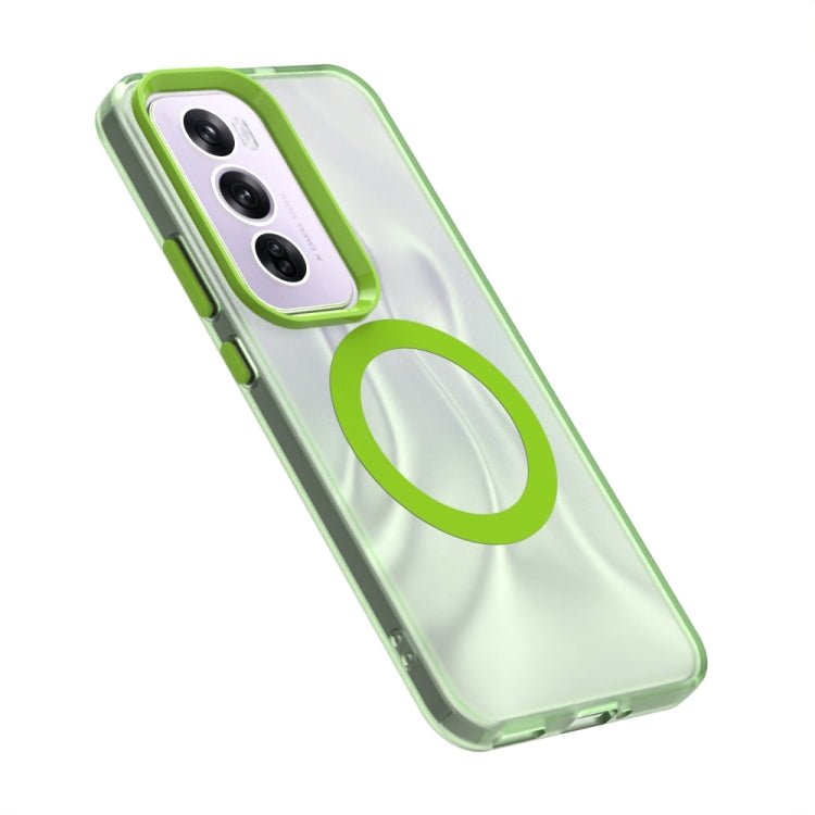 For OPPO Reno12 Global Candy Magsafe PC Hybrid TPU Phone Case