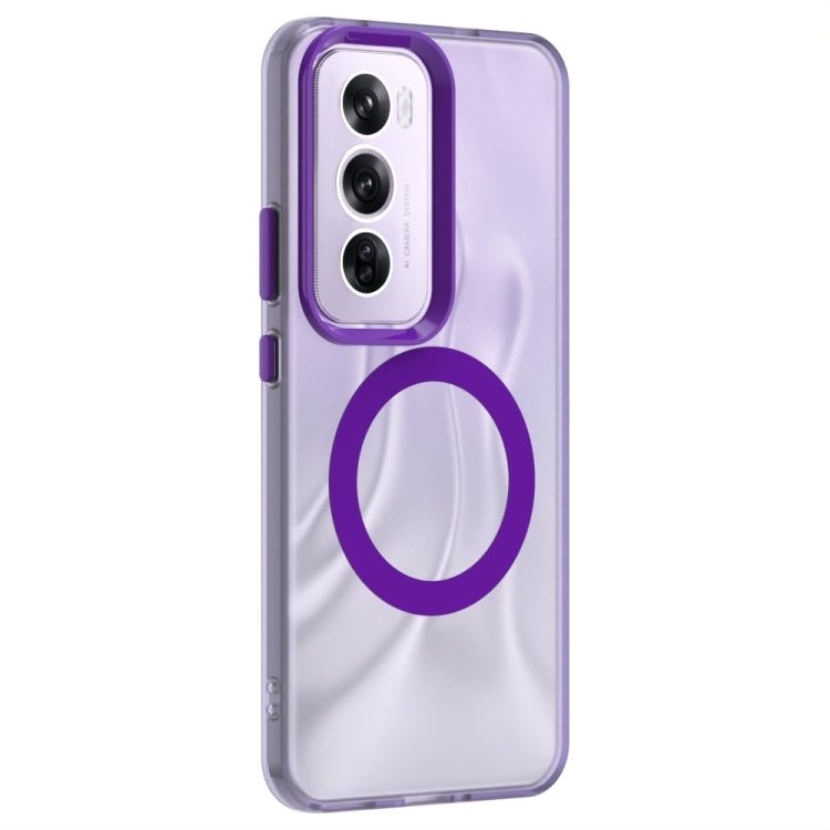 For OPPO Reno12 Global Candy Magsafe PC Hybrid TPU Phone Case