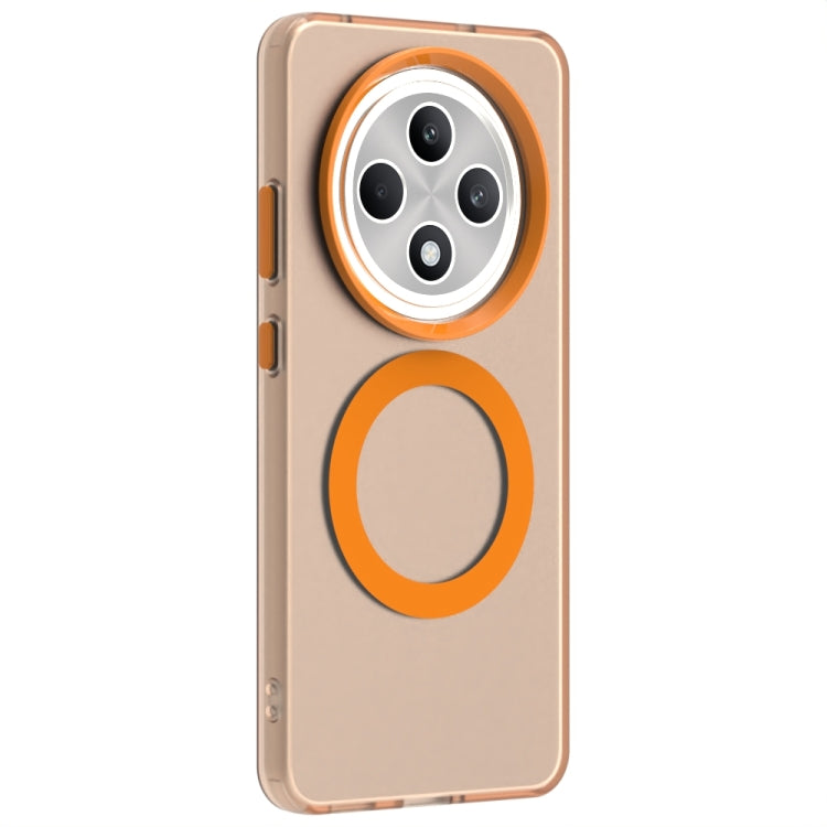 For OPPO Reno12 F 5G Candy Magsafe PC Hybrid TPU Phone Case