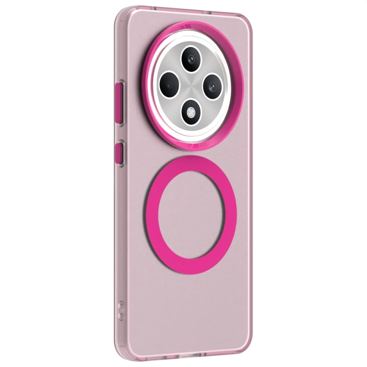 For OPPO Reno12 F 5G Candy Magsafe PC Hybrid TPU Phone Case