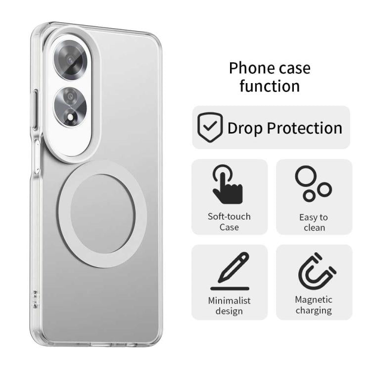 For OPPO A60 Global Candy Magsafe PC Hybrid TPU Phone Case