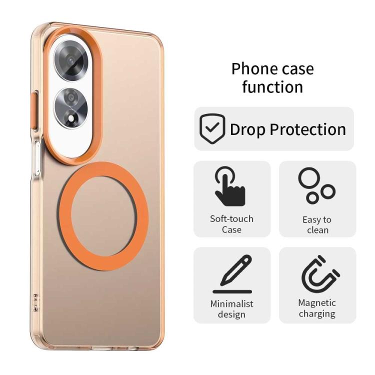 For OPPO A60 Global Candy Magsafe PC Hybrid TPU Phone Case