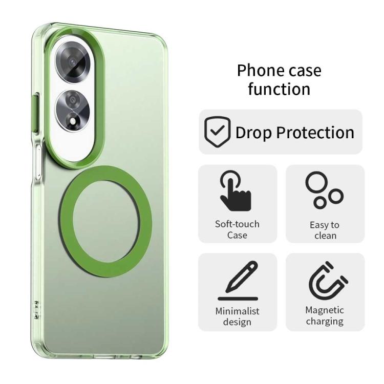 For OPPO A60 Global Candy Magsafe PC Hybrid TPU Phone Case