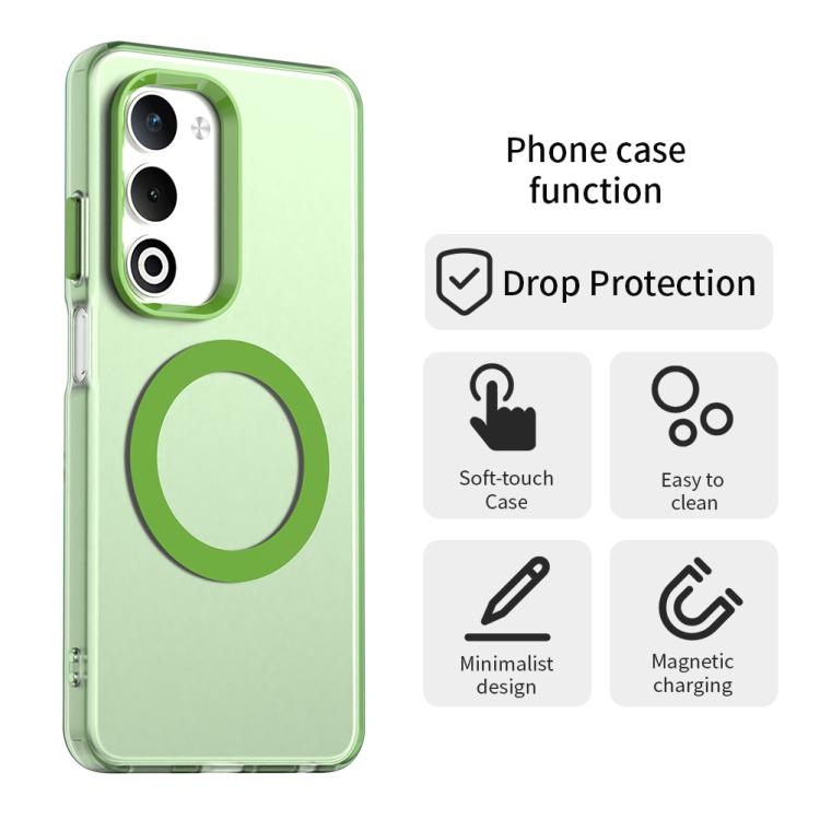 For OPPO A5 5G Global Candy Magsafe PC Hybrid TPU Phone Case