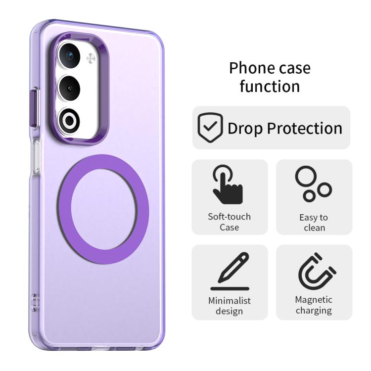 For OPPO A5 5G Global Candy Magsafe PC Hybrid TPU Phone Case