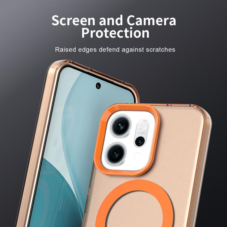 For OPPO Reno14 Global Candy Magsafe PC Hybrid TPU Phone Case