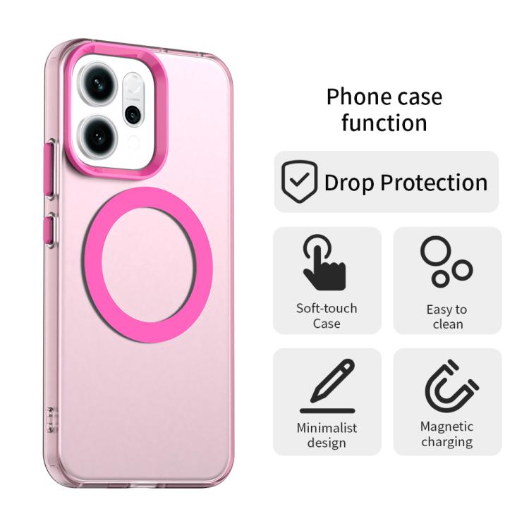 For OPPO Reno14 Global Candy Magsafe PC Hybrid TPU Phone Case