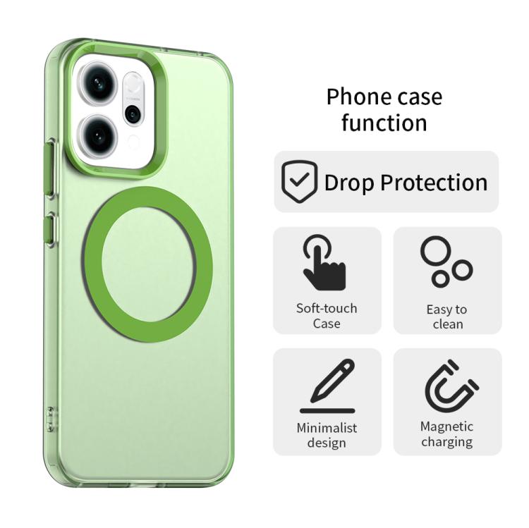 For OPPO Reno14 Global Candy Magsafe PC Hybrid TPU Phone Case