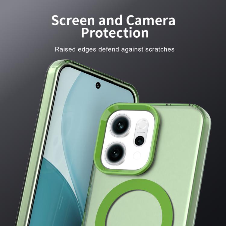 For OPPO Reno14 Global Candy Magsafe PC Hybrid TPU Phone Case