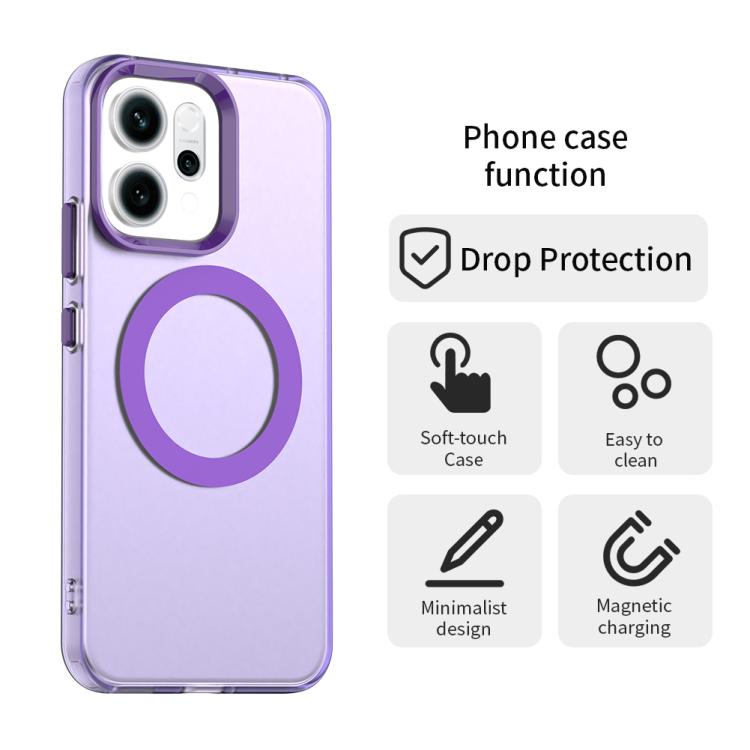 For OPPO Reno14 Global Candy Magsafe PC Hybrid TPU Phone Case