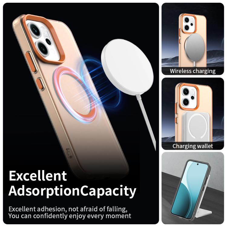 For OPPO Reno14 F 5G Candy Magsafe PC Hybrid TPU Phone Case