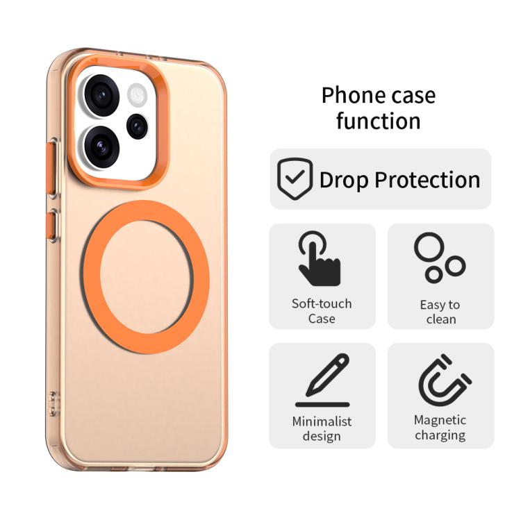 For OPPO Reno15 5G Global Candy Magsafe PC Hybrid TPU Phone Case