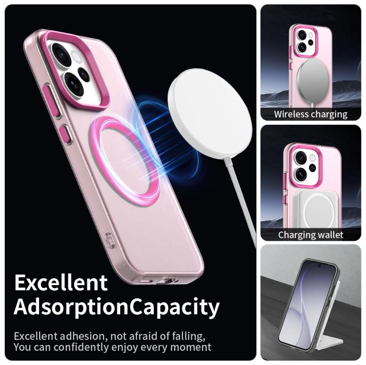 For OPPO Reno15 5G Global Candy Magsafe PC Hybrid TPU Phone Case