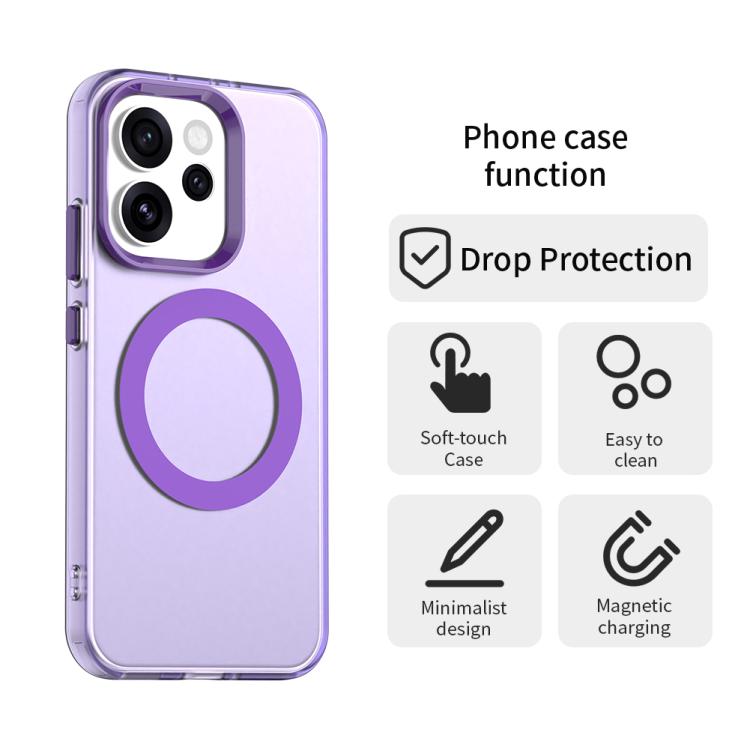 For OPPO Reno15 5G Global Candy Magsafe PC Hybrid TPU Phone Case
