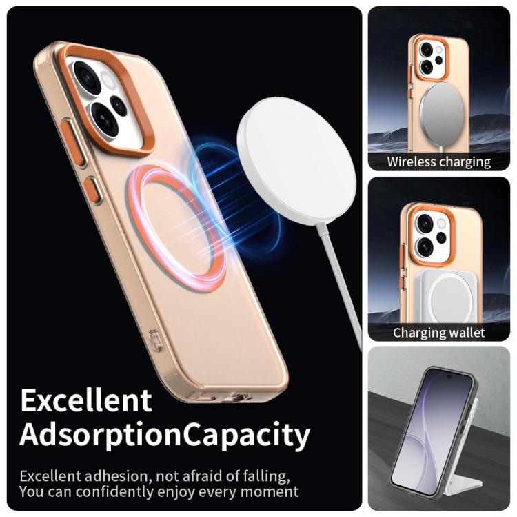 For OPPO Reno15 Pro 5G Global Candy Magsafe PC Hybrid TPU Phone Case