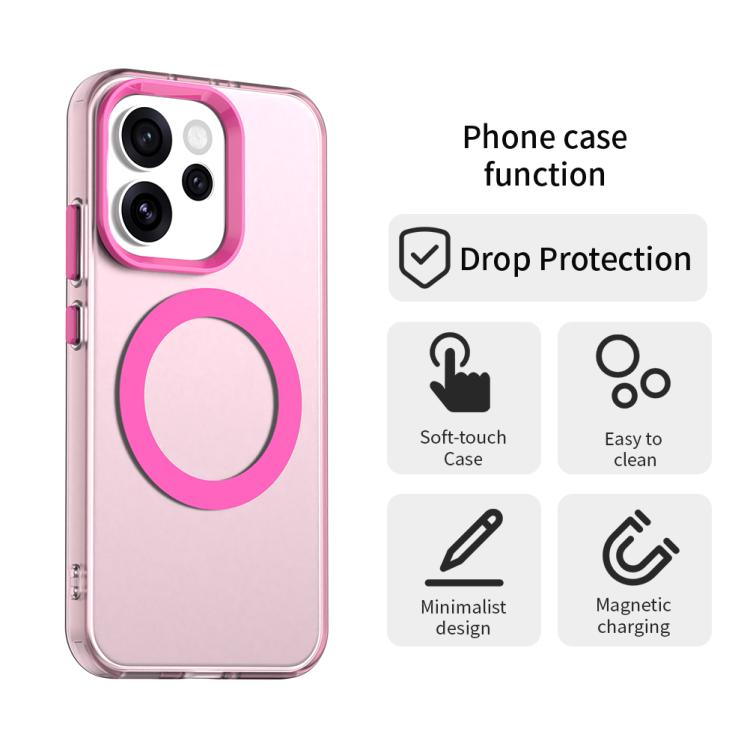 For OPPO Reno15 Pro 5G Global Candy Magsafe PC Hybrid TPU Phone Case